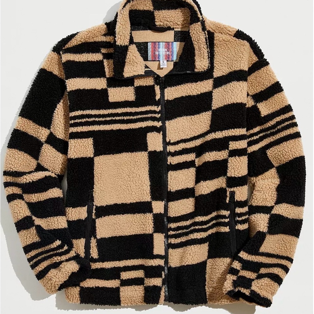 Unisex Urban Outfitters Sherpa Zip - Up Jacket